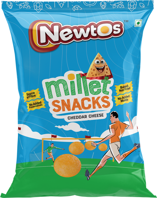 Millet Snacks - Cheddar Cheese (5 Packs)