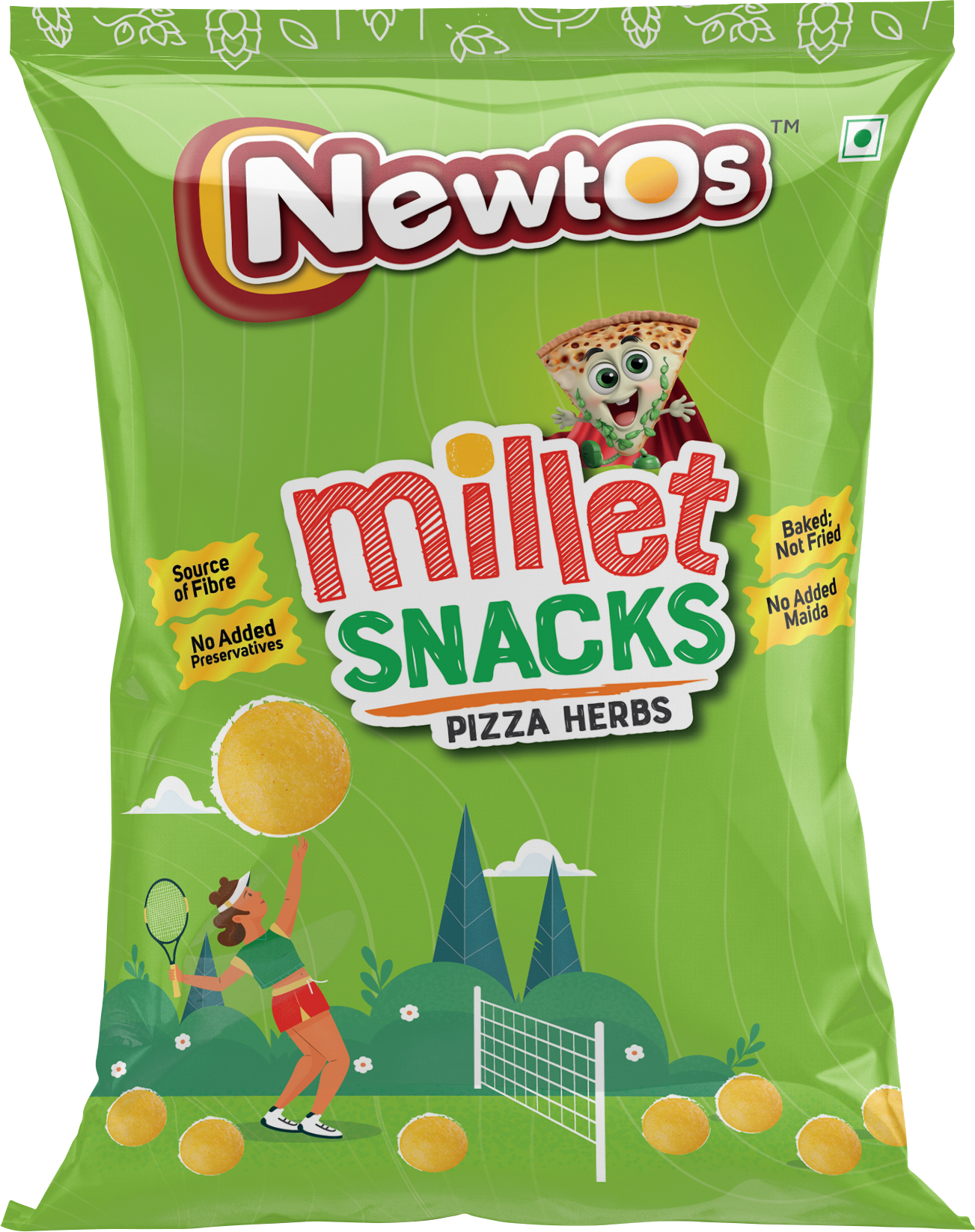 Millet Snacks - Pizza Herbs (5 Packs)