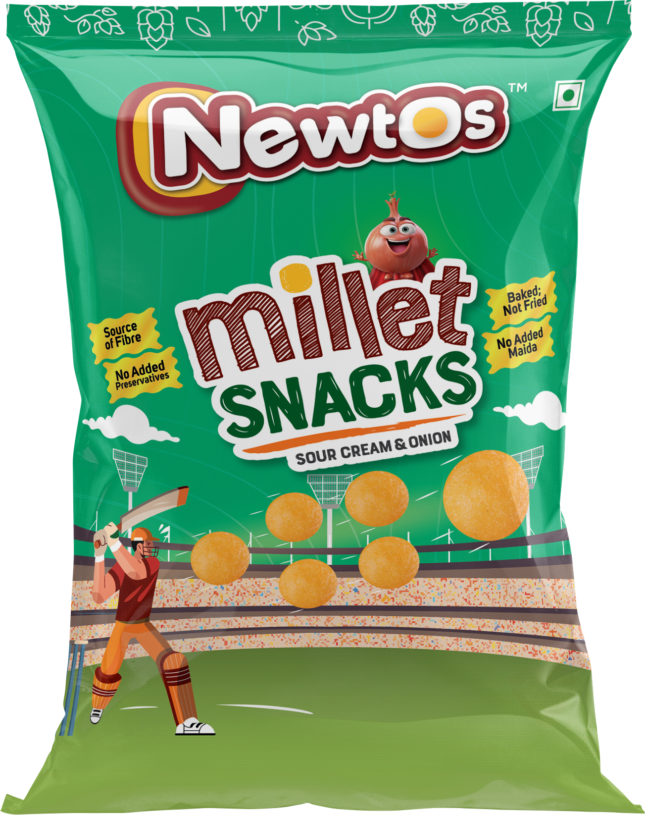 Millet Snacks - Sour Cream & Onion (5 Packs)