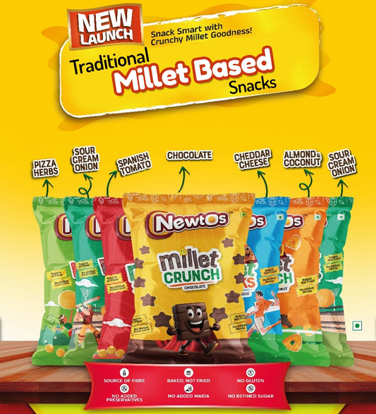 NEWTOS Millet Snacks Combo Pack – All 6 Flavors in One!